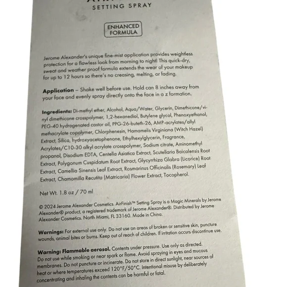 Jerome Alexander Airbrush Foundation Set Complete 5pc Spray Makeup Set (Medium) - Picture 4 of 7